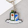 'You're the Bomb' Enamel Keyring Keyring Of Life & Lemons 