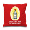 'Glory To The Newborn Gin' Christmas Cushion Cushion Of Life & Lemons® 