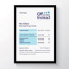 Personalised Report Print for Teacher Personalised Prints Of Life & Lemons 