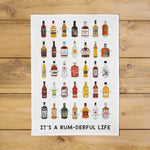 'It's A RUMderful Life' Rum Tea Towel Tea Towel Of Life & Lemons 