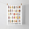 Illustrated with all of the best selling brands of rum, this is a great gift for a rum lover