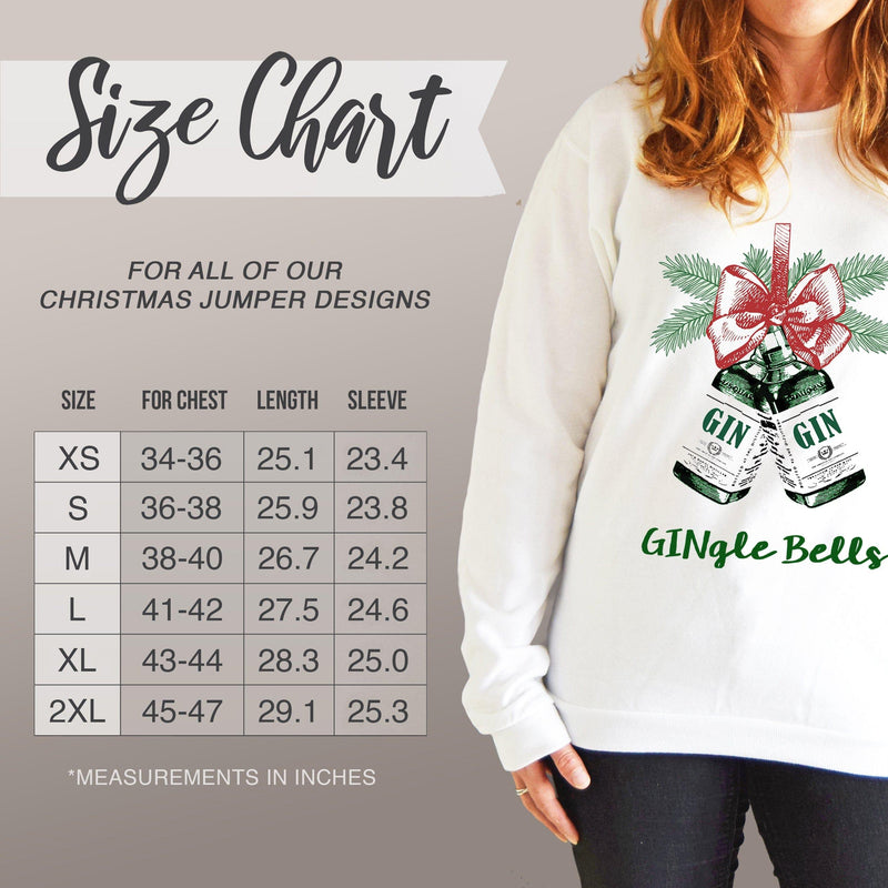 'Season's GreetGINS' Christmas Jumper Sweatshirt Of Life & Lemons 