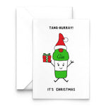 'Tanq-Hurray!' Funny Gin Christmas Card Christmas Cards Of Life & Lemons 